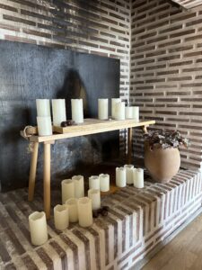 Trio de bougies cire télécommande