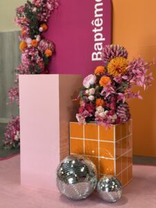 Support en bois déco mariage