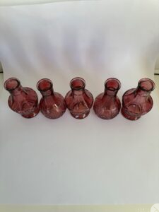 lot 5 soliflores rose