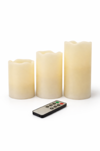 Bougies led en cire véritable